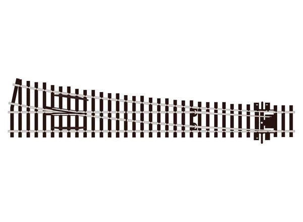 PECO SL-E188 Streamline OO/HO gauge code 75 flat bottom Electrofrog large-radius right-hand turnout