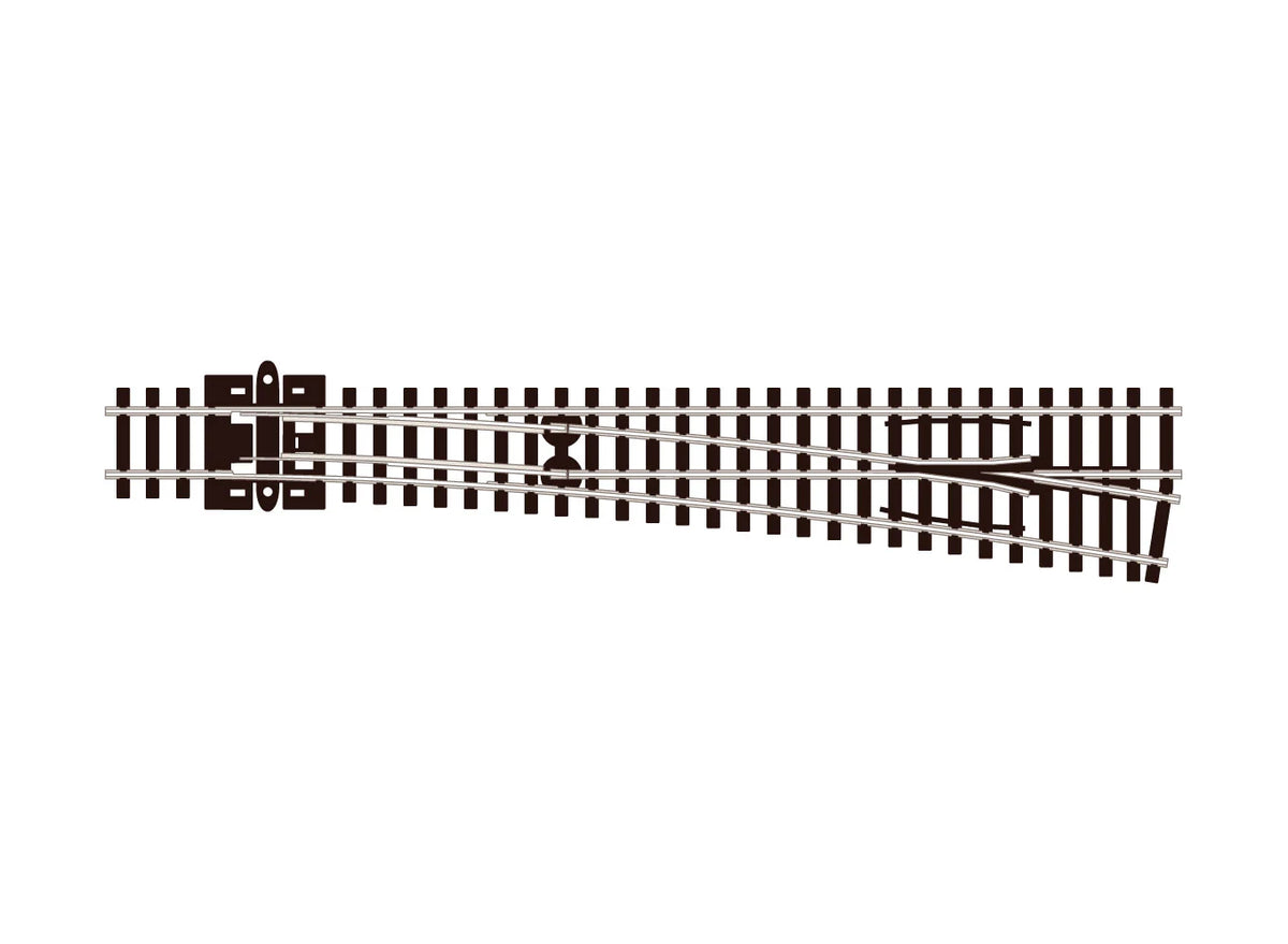 PECO SL-E388 Streamline N Gauge Code 80 Electrofrog Large-Radius Right-Hand Turnout