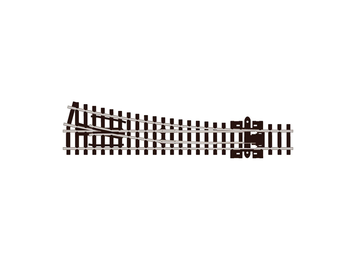 PECO SL-E395 Streamline N Gauge Code 80 Electrofrog Medium-Radius Right-Hand Turnout