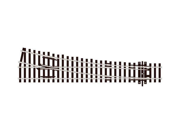 PECO SL-E95 Streamline OO/HO gauge code 100flat bottom medium-radius right-hand turnout