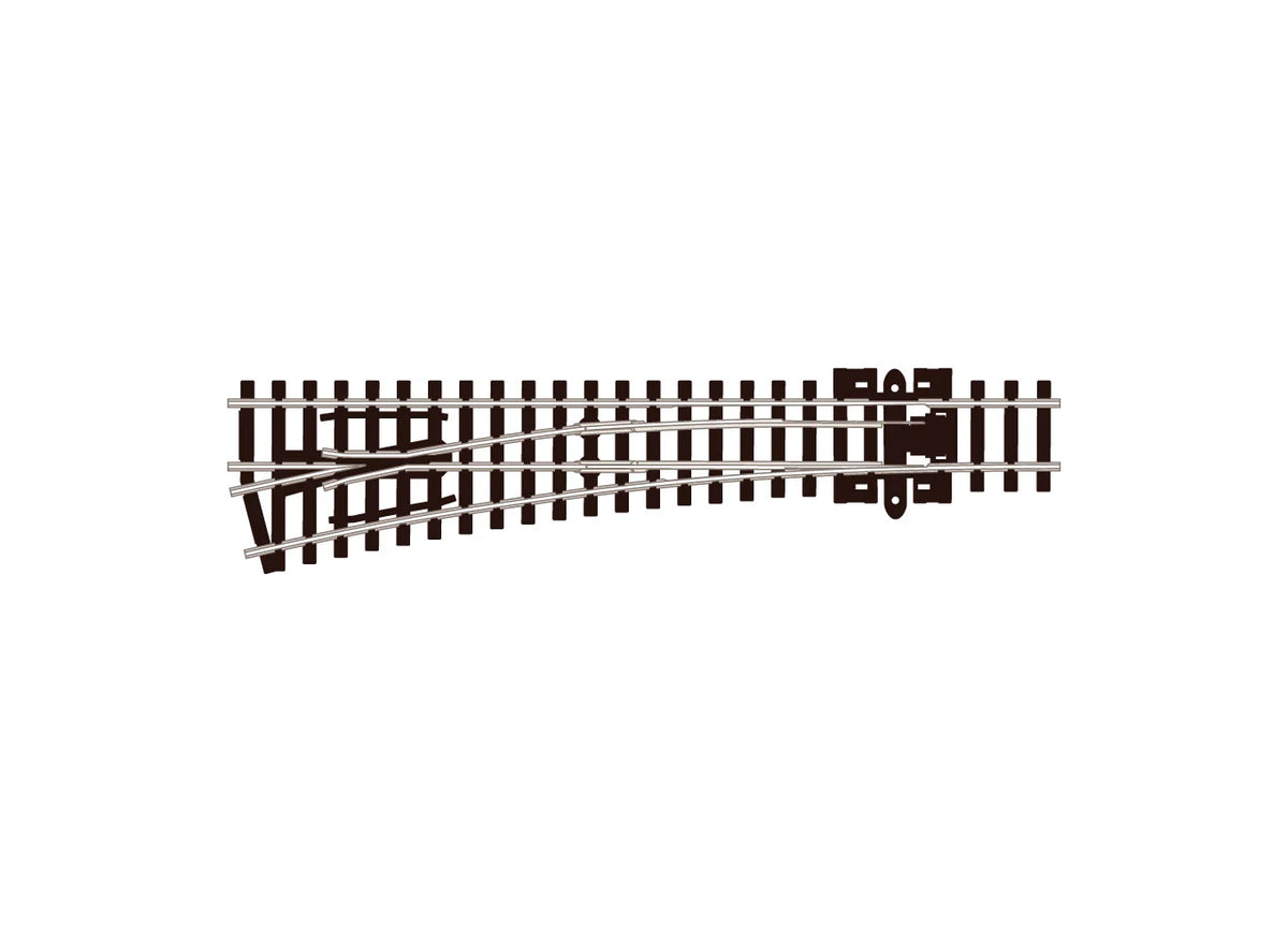 PECO SL-U396F Streamline N gauge code 55 Unifrog medium-radius left-hand turnout