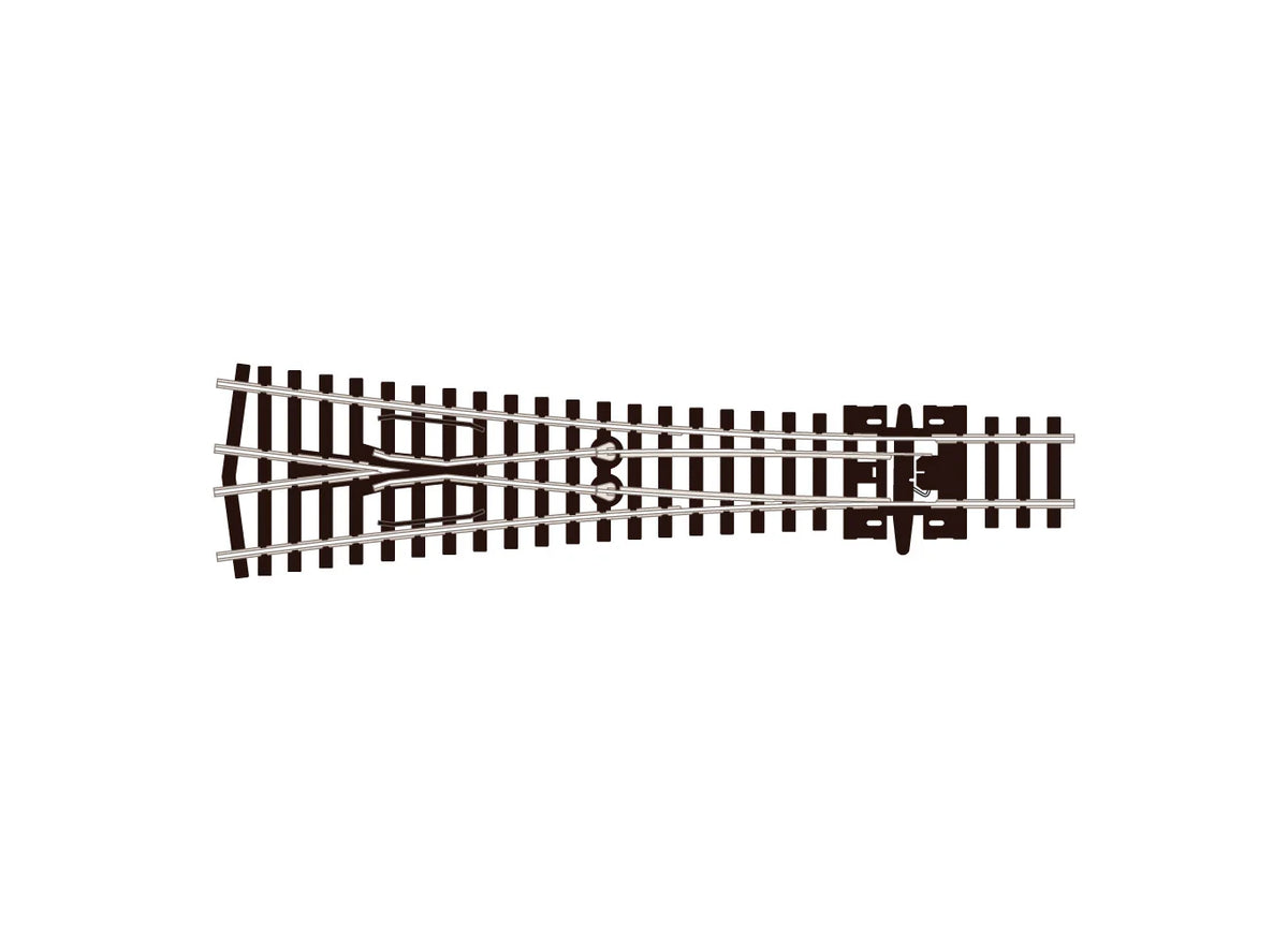PECO SL-E397 Streamline N Gauge Code 80 Electrofrog Medium-Radius Y Turnout