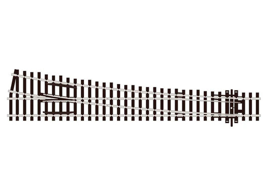 PECO SL-E88 Streamline OO/HO gauge code 100 flat bottom Electrofrog large-radius right-hand turnout