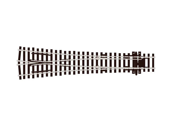 PECO SL-E98 Streamline OO/HO gauge code 100 flat bottom Electrofrog large-radius Y turnout