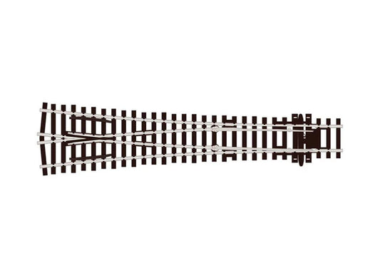 PECO SL-E98 Streamline OO/HO gauge code 100 flat bottom Electrofrog large-radius Y turnout