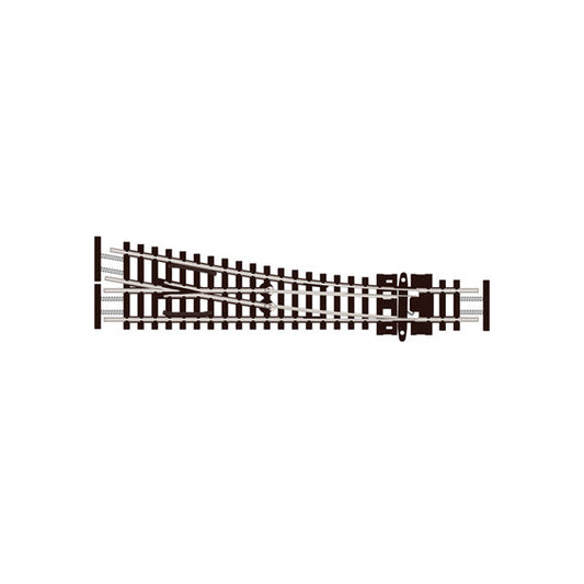 PECO SL-U395F Streamline N gauge code 55 Unifrog medium-radius right-hand turnout