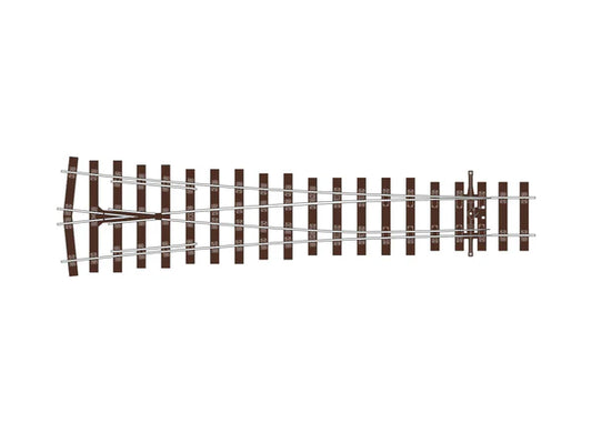 PECO SL-U1198 Streamline OO/HO gauge bullhead code 75 large-radius Y turnout