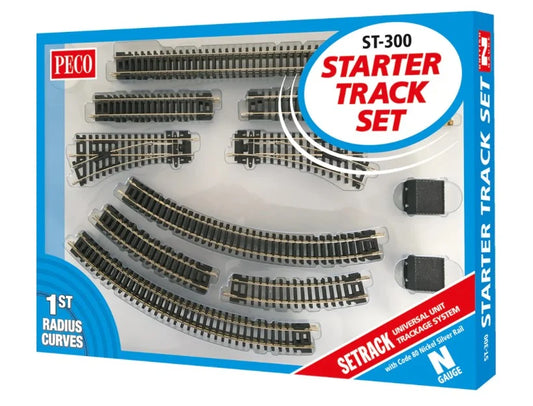 PECO ST-300 Setrack N Gauge First Radius Starter Track Set